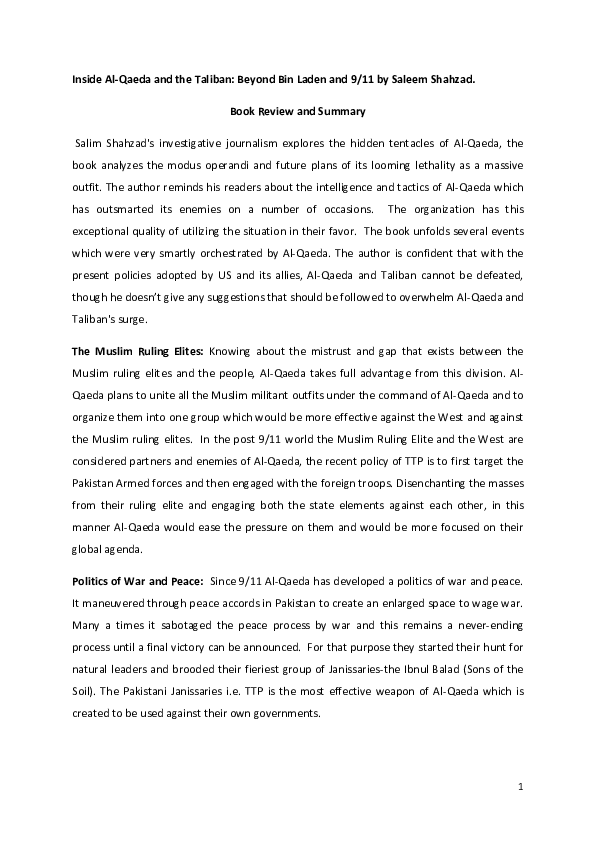 Al qaeda essays 06 picture