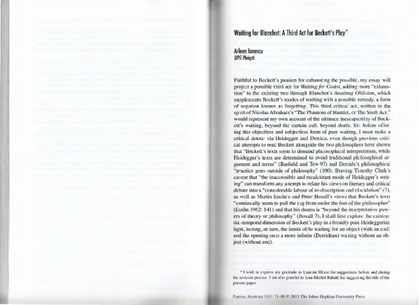 Samuel beckett picture