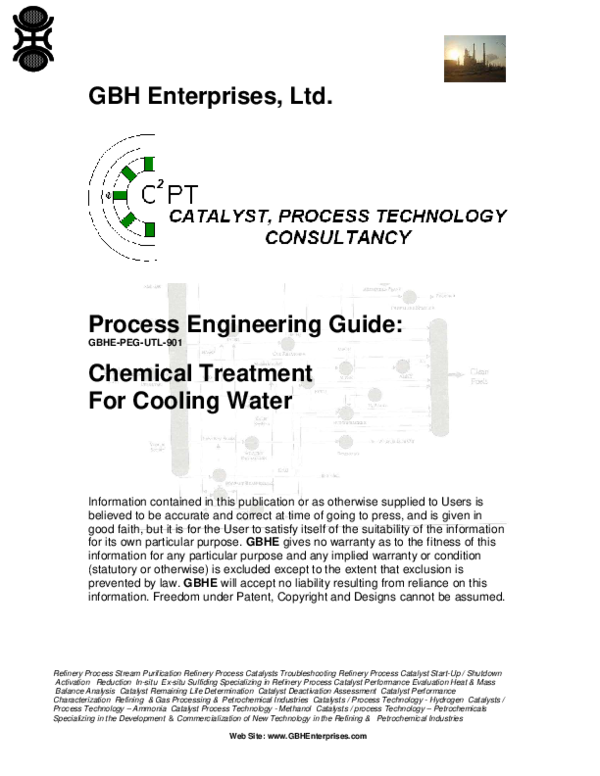 (PDF) Chemical Treatment For Cooling Water Gerard Hawkins Academia.edu