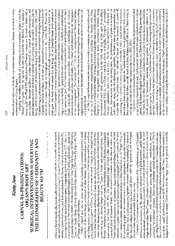 Orlan feminism picture