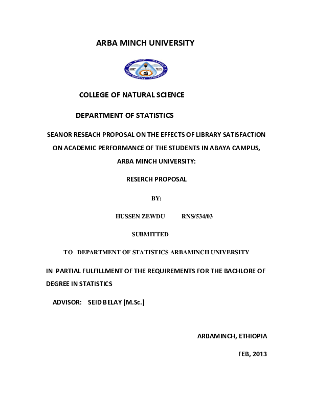 (DOC) the effects of library satisfaction on academic performance of ...