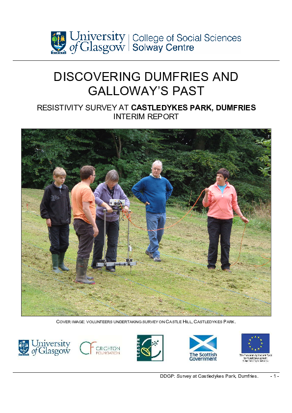 (PDF) Castledykes Park, Dumfries Interim Report on Resistance Survey