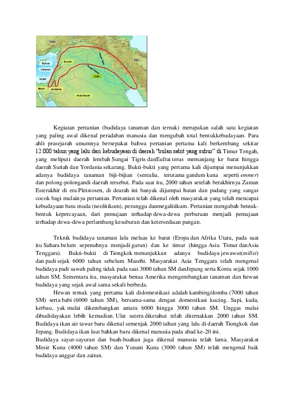 (DOC) Sejarah pertanian