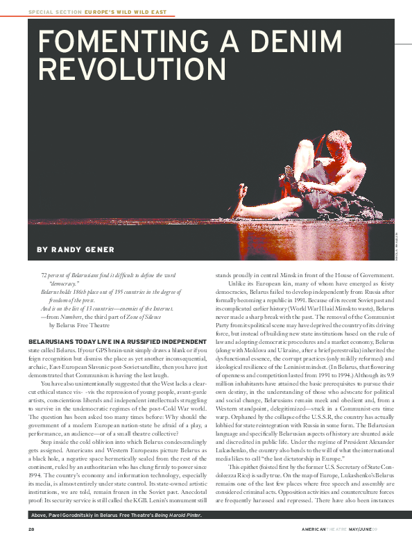 censorship in theatre examples