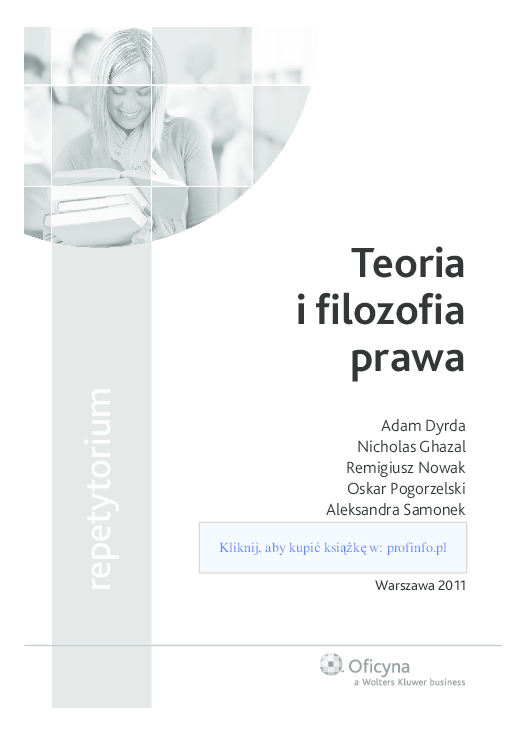 (PDF) Teoria i filozofia prawa - Repetytorium