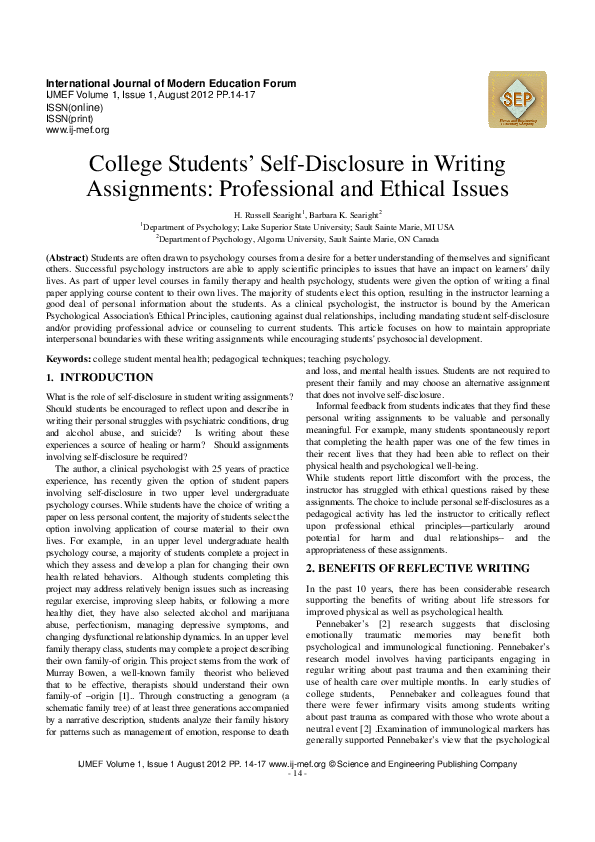 Self disclosure in counseling examples picture