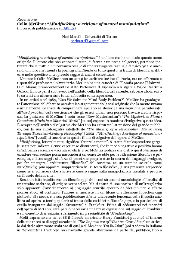 Colin mcginn consciousness image