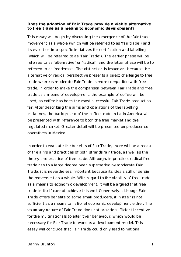 What is fair trade picture