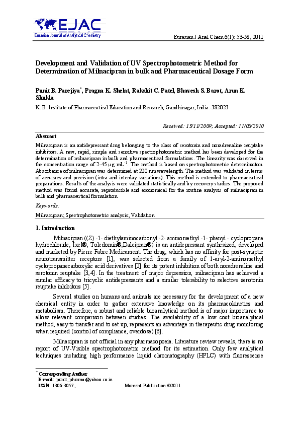 PDF Development And Validation Of UV Spectrophotometric Method For pdf-development-and-validation-of-uv-spectrophotometric-method-for