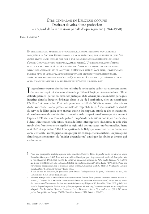 The gendarme essay help image