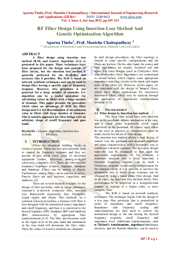 PDF) International Journal of Engineering Research and