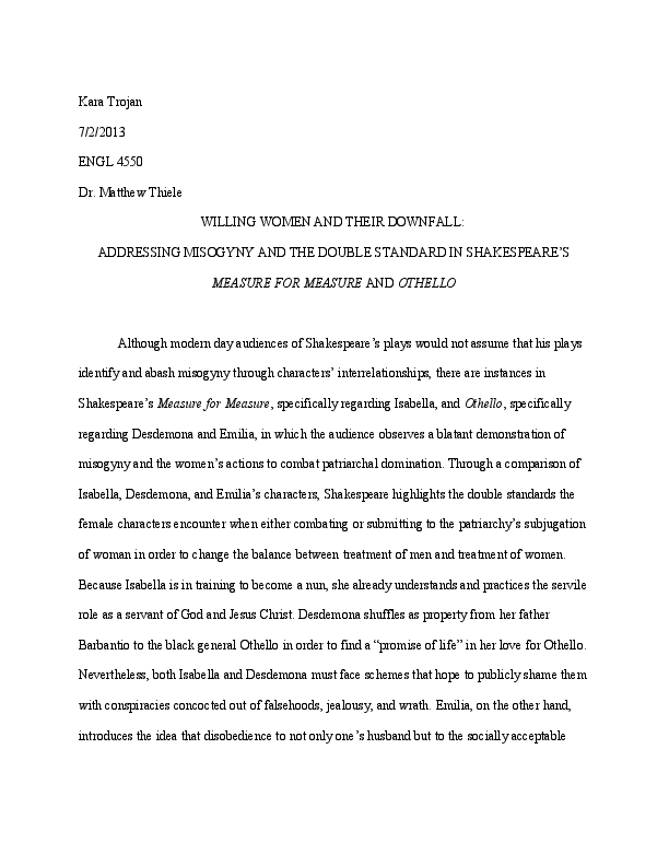 Characteristic downfall essay picture