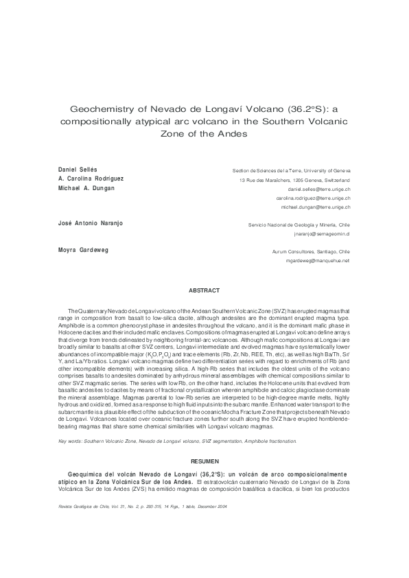 (PDF) Nevado de Longaví