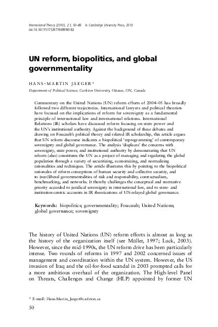 Reforming the un for the 21st century image