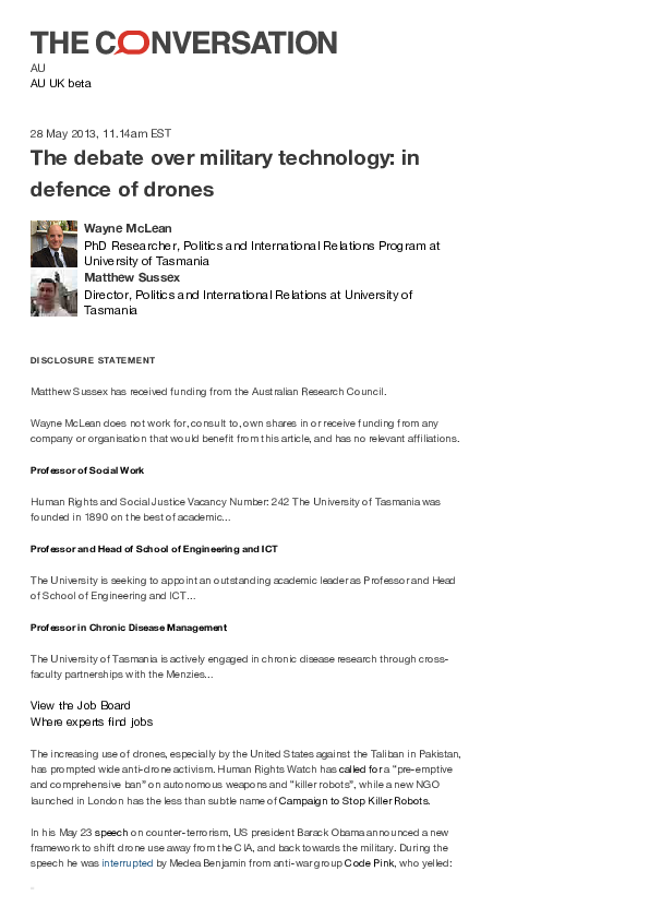 Argumentative essay drones image