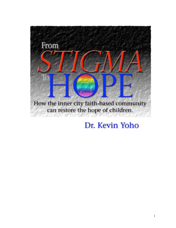 (PDF) From Stigma To Hope Restoring the Children's Hope By ...