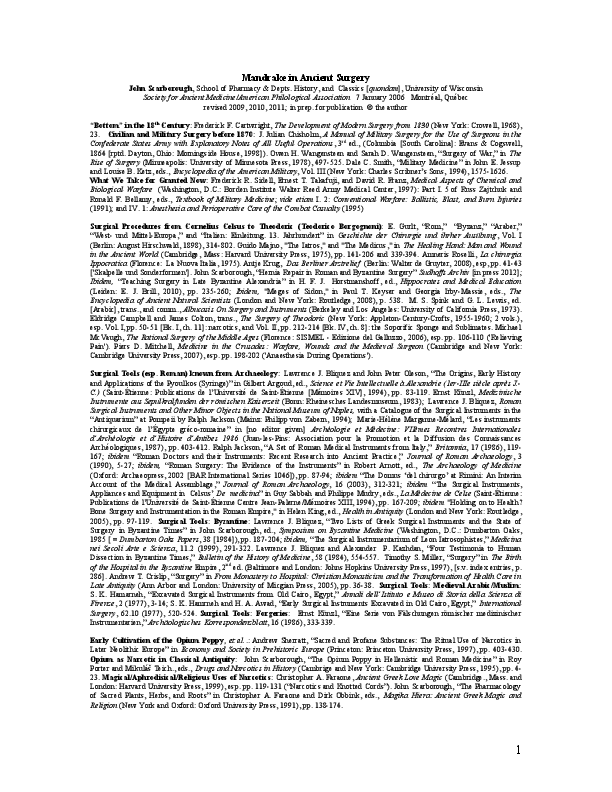 The mandrake essay image