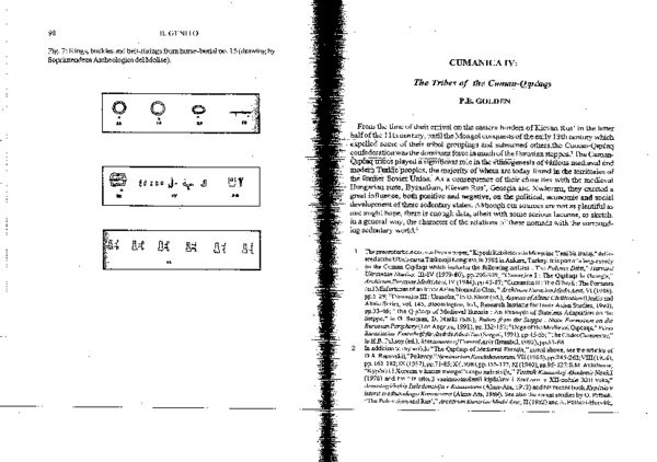 First page of “Cumanica IV: The Cumano-Qıpčaq Clans and Tribes ”