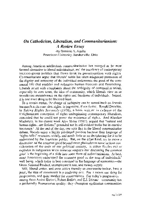 Communitarian theory pdf image