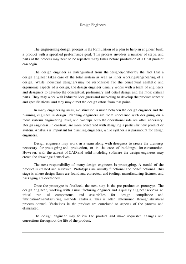 engineering design process steps