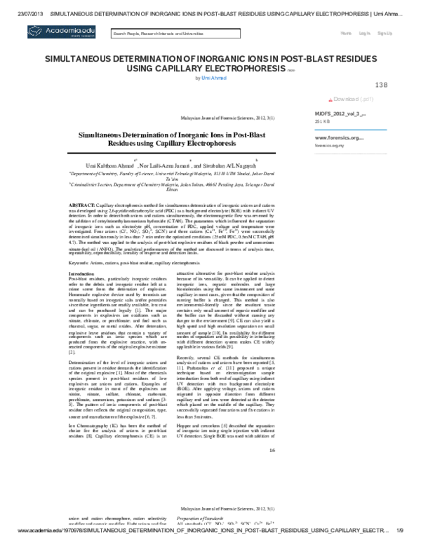 Inorganic anions image