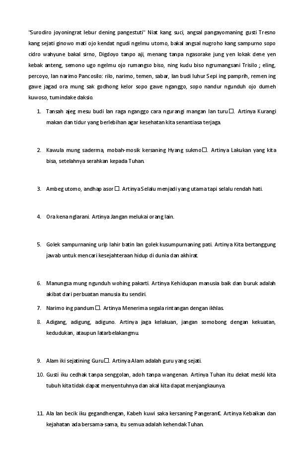 DOC) Surodiro joyoningrat lebur dening pangestuti | Agung Pramono - Academia.edu