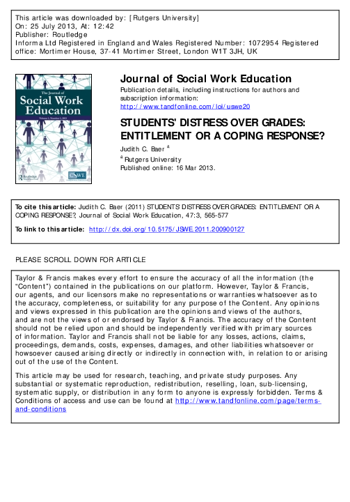 Entitlement essay picture