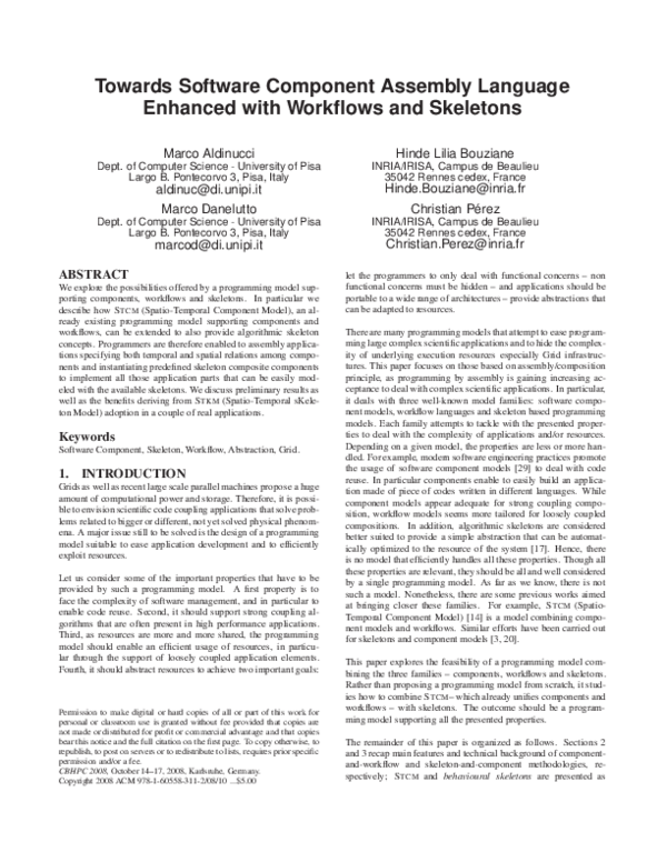 (PDF) Towards Software Component Assembly Language Enhanced with ...