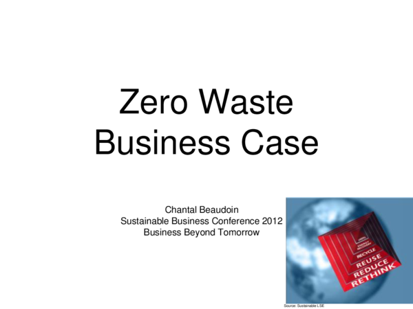 (PPT) zero waste business case