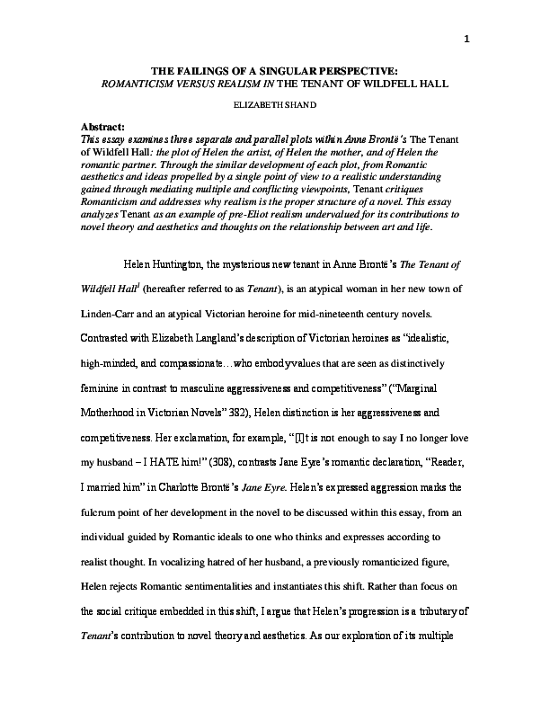 Tenant of wildfell hall sparknotes picture