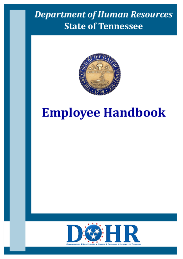 (PDF) Department of Human Resources State of Tennessee Employee