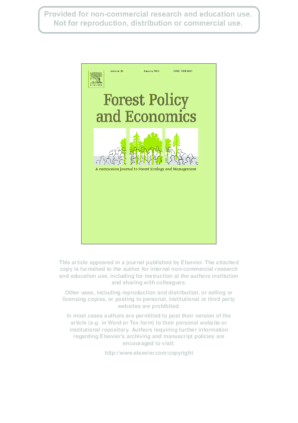(PDF) Livelihood strategies and forest dependency: New insights from ...