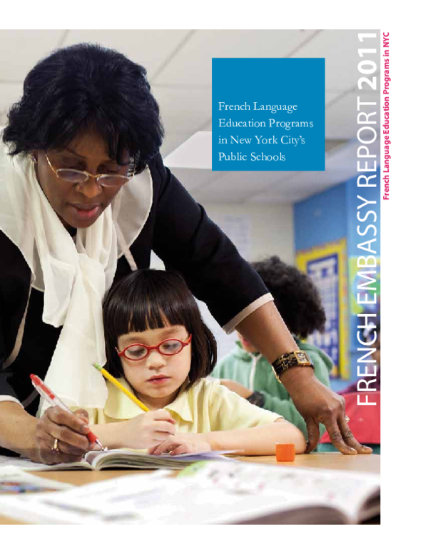 (PDF) French Language Education Report 2011 (French Embassy) Fabrice