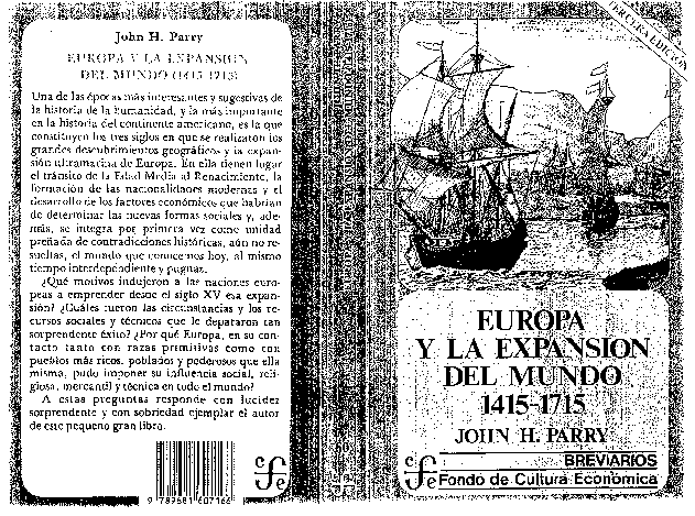 (PDF) Parry Europa y la expansion del mundo