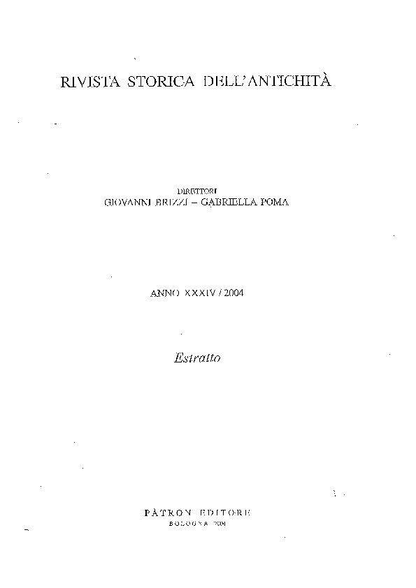  PDF M Nafissi Tucidide Erodoto E La Tradizione Su Pausania Nel V 