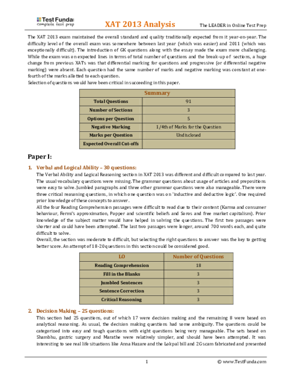 Sample essays for xat 2013 07 picture