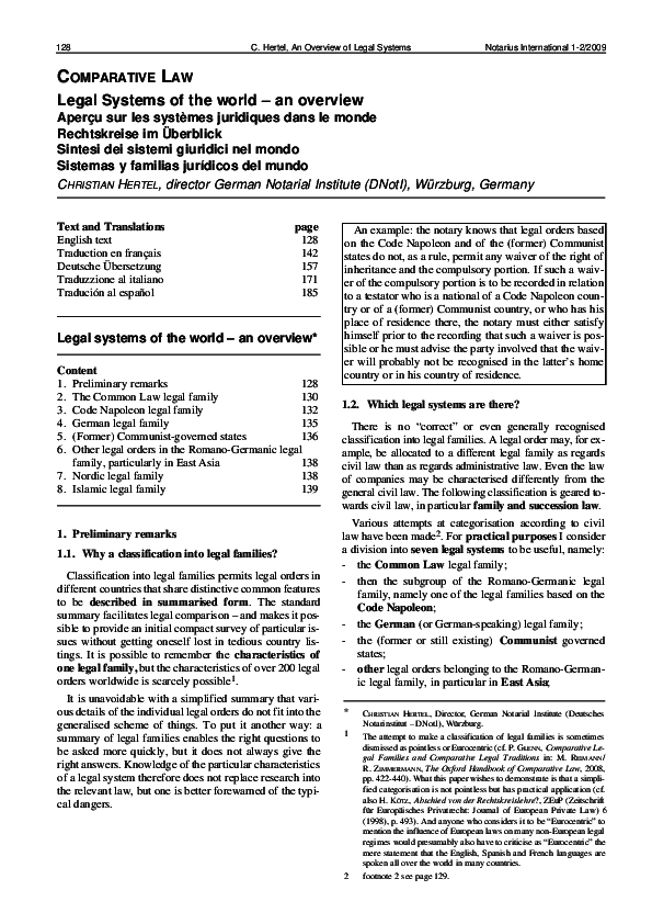 napoleonic code vs common law