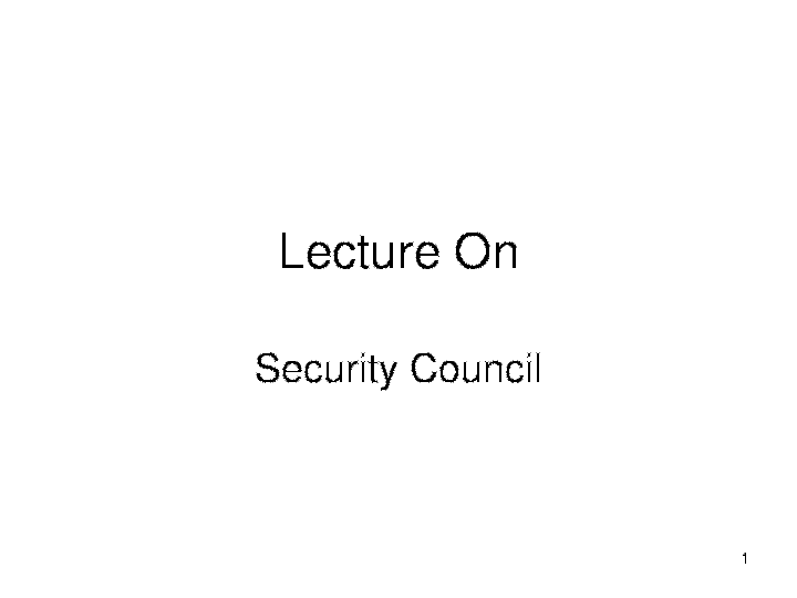 (PPT) Powers and functions of Security Council concise form for ...