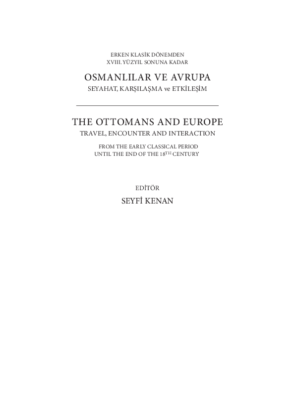 The Splendour of Ottoman Constantinople in the gaze of some Venetian Travellers (16th century)