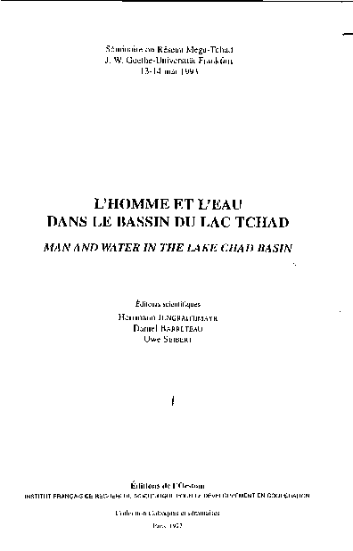 (PDF) The History and Future of Water Management of the Lake Chad Basin ...