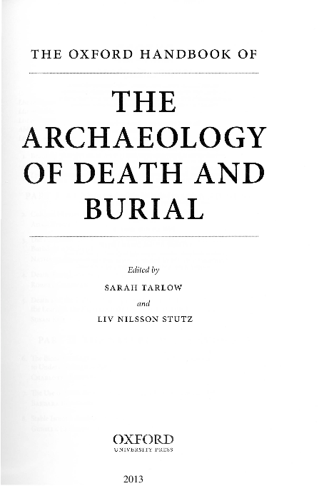 Hovers, E. and Belfer-Cohen, A. 2013. Insights into early mortuary practices of Homo. In: S. Tarlow and L. Nilsson-Stutz (Eds.), The Oxford Handbook of the Archaeology of Death and Burial, pp. 631-642. Oxford University Press, Oxford.