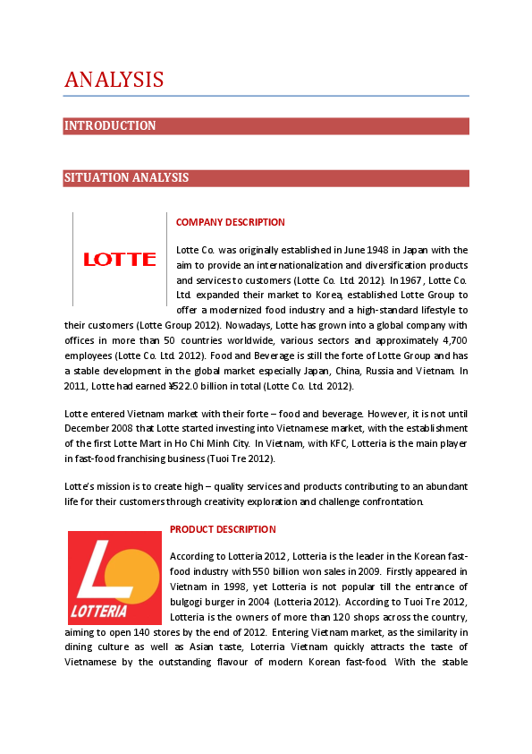 Lotteria marketing plan essay 06 image