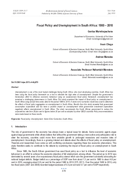 Causes of unemployment in south africa pdf picture