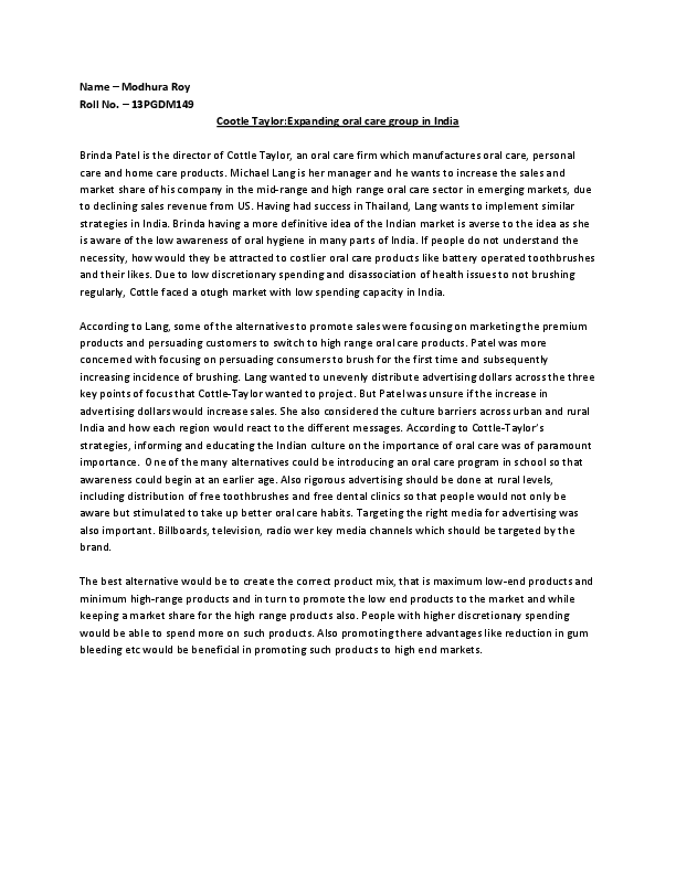 Cottle taylor essay picture