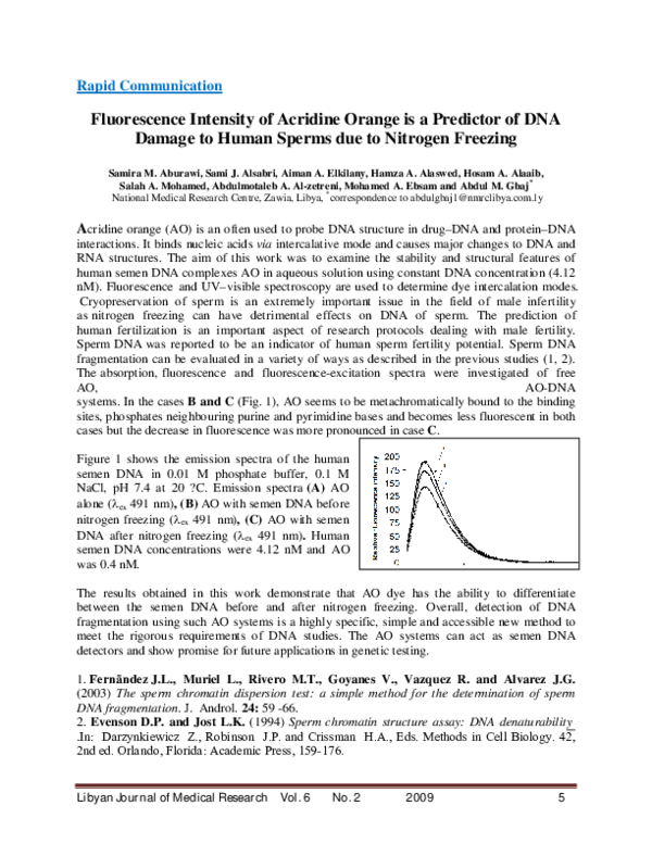 Orlando research center sperm