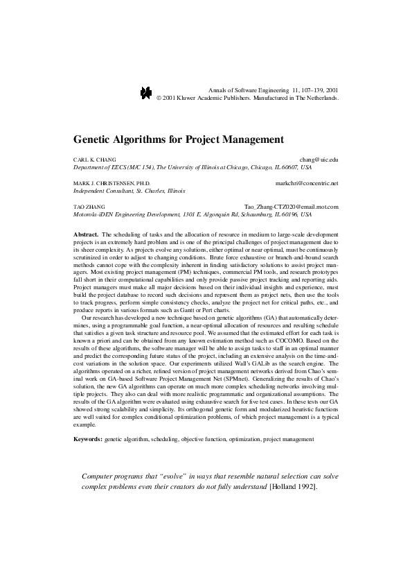 Genetic algorithms essay image