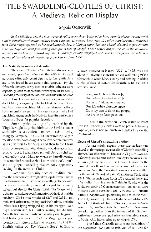 Swaddling clothes essay 07 image