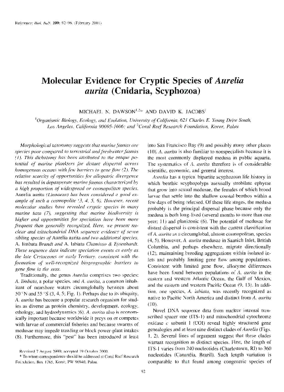 (PDF) 29 Aurelia Dawson Jacobs 01 David Jacobs Academia.edu