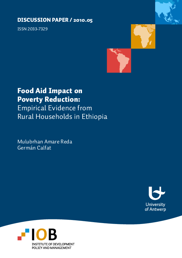 (PDF) Food Aid Impact on Poverty Reduction Empirical Evidence from Rural Households in Ethiopia