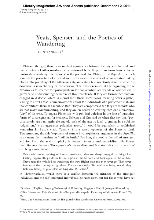 William butler yeats famous poems picture